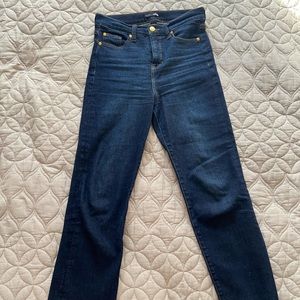 Fashion Nova Burning Love High Rise Mom Jeans in Dark Denim